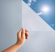 Statyczna folia okienna, samoprzylepna, nieprzejrzysta 45x200cm