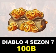 DIABLO 4 [ SEZON 7 ] GOLD ZŁOTO 100000M GOLDA 100B SEZON WIEDŹM