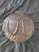 Duży miodowy klosz do lampy wiszącej 