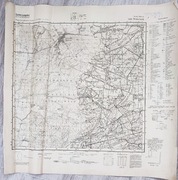 Oryg. niemiecka mapa wojskowa 1:25 000  Woischnik Wojcieszyn 5480. 1944r