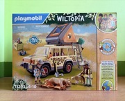 Playmobil Klocki WIiltopia z autem terenowym i lwami 71293
