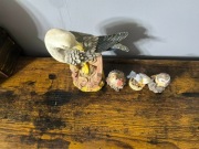 Figurki ptaki 4 sztuki 