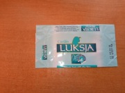 Stare puste opakowanie okładka Luksja aloes 2001 mydło w kostce