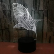 Lampka Led 3D rekin