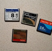 Karty compact flash CF 32 gb 2x8gb 2 gb 