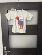 T-shirt chłopczyk z nadrukiem nowy rozmiar 104