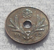 Finlandia Republika Suomi 5 penni penniä 1942 KM# 64 Ładny stan