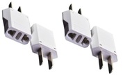 Przejściówki EU na US | 4 pak