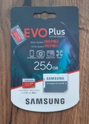 Karta pamięci Samsung EVO PLUS Micro SDXC z adapterem 256 GB