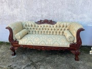 Szezlong sofa włoska tapicerka pikowana