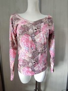 Bluzka damska By Me,kwiatowy print, wielokolorowa, rozmiar L