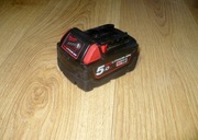 ORGINALNY AKUMULATOR MILWAUKEE M18 B5 5,0Ah 18V BARDZO DOBRY 