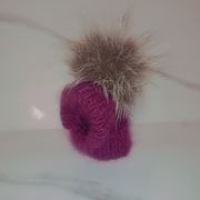 ręcznie robiona czapka dla psa