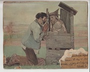 Wlastimil Hofman przedwojenna reprodukcja z unikatowym podkładem