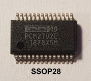 PCM2702E     105dB SNR Stereo USB2.0 FS DAC with line-out