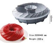 Duży DONUT NIĆ forma silikonowa 20*6.5 do pieczenia ciast deserów SZTYWNA 