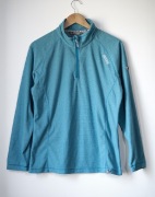 Regatta bluza sportowa damska trekkingowa half zip turkusowa 40 