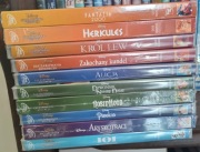 Bajki Walta Disney nowe, fabrycznie zafoliowane - DVD, 10 sztuk