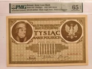 1000 marek 1919 - Ser. ZN - PMG 65 EPQ