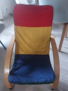 Krzeslo fotel  drewniane dziecięce 