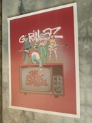 plakat na płótnie zespołu muzycznego gorillaz