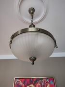 Żyrandol, stylowa lampa, solidna szkło + metal 3 różne modele.