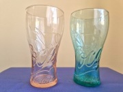 Dwie oryginalne szklanki Coca Cola