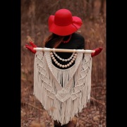 Makrama. Dekoracja, KWIETNIK GRATIS, dzień matki