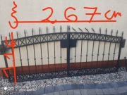 Brama kuta z furtką