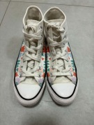 Trampki wysokie Converse Chuck Taylor All Star Białe Kwiaty Rozmiar 37,5
