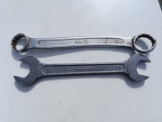 Stare klucze płaskie oczkowe 32-30 mm 2szt