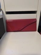 Torebka damska skórzana czerwona lakierowana lasocki