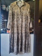 Sukienka panterka h&m wiskoza