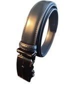 Pasek męski skórzany automat 110 cm granatowy CezMar Polska jakość