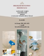 Usługi remontowo budowlane malowanie wnętrz renowacja drzwi i okien