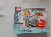 Skladany Garaż parking z autem i helikopterem 