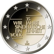 2 Euro - Niemcy z 2025 roku.