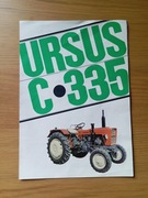 Prospekt - ulotka URSUS C 335