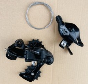 Przerzutka Tylna i Manetka SRAM GX DH 7s Wózek z blokadą Sprzęgło DownHill 