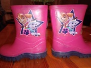 Kalosze dla dziewczynki Psi Patrol rozmiar 23. Stan db 