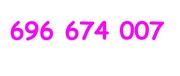 696 674 007 ZŁOTY NUMER T-Mobile BOND