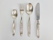 Sztućce platerowane dziecięce Wilkens Myszka Miki pluto kaczor Donald 