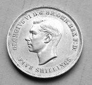 5 szylingów 1951  five shilling Jerzy VI  (3) Stan !!