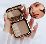 Paleta rozświetlająca do konturowania Wodoodporna Dwa odcienie Nowa