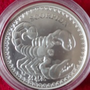 Skorpion , Czad 2022r. , 1oz,Ag0,999.