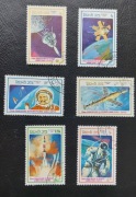 !!! LAOS  KOSMOS 6szt... KOMPLETNA_SERIA KASOWANE**!!!