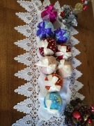 WYPRZEDAŻ Bombki ręcznie zdobione, duże, handmade 