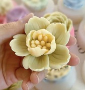 KWIATEK forma silikonowa 7.3*3.4 do Odlewów Świec Mydła Gipsu Żywic 