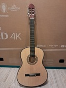 Gitara klasyczna dla początkujących, 4/4 39", lipa