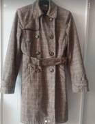 Płaszczyk damski wiosenny w kratę rozmiar S 